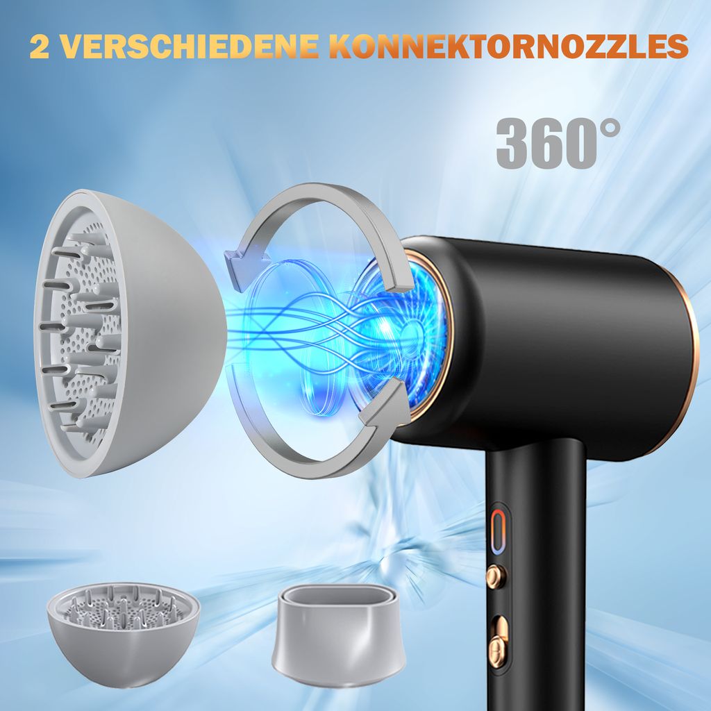Mesko MS 2262 Haartrockner – 1000W, 2 Geschwindigkeiten, Klappbar