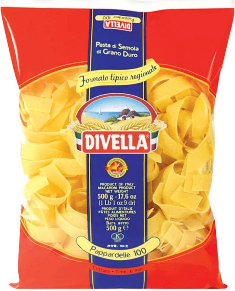 12x Divella Pasta Pappardelle N.100 500g Produktbild 