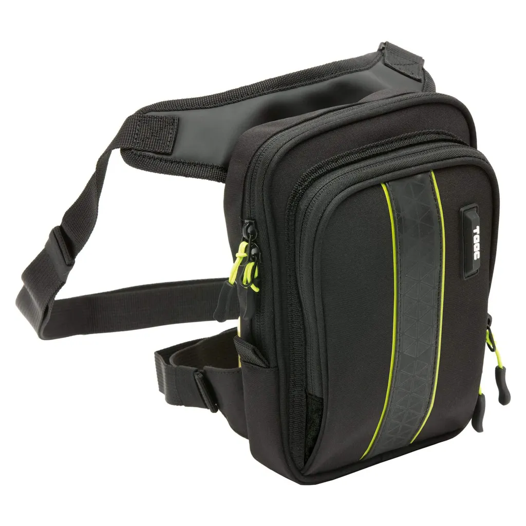 Marsupio da Gamba Moto TAAC 2L Nero: Specifiche Tecniche 150x67x244mm