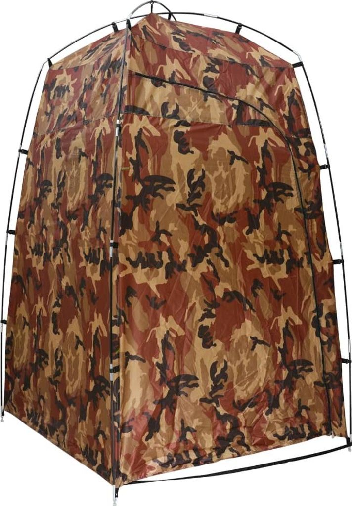 vidaXL Dusch-/WC-/Umklekleidezelt Camouflage Obrázok produktu 