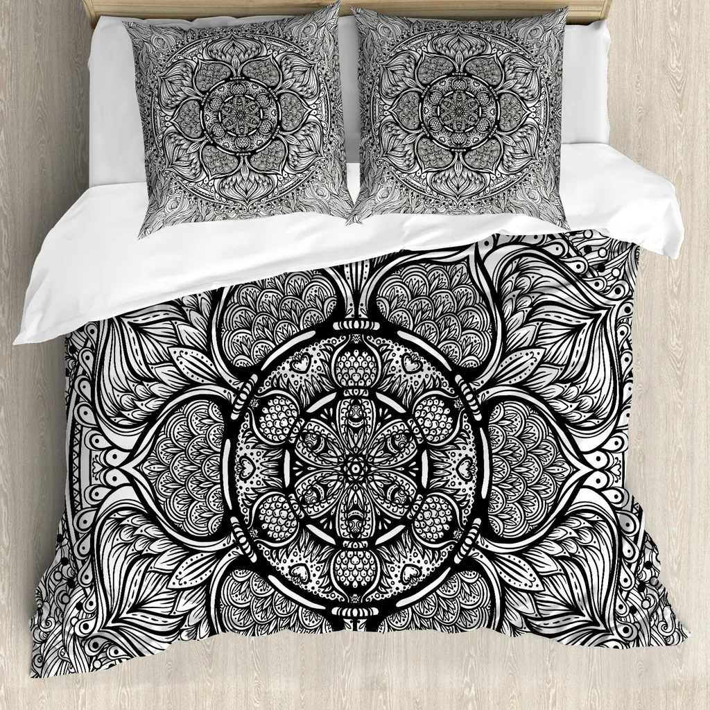 Copripiumino Mandala Etnico 155x220 ABAKUHAUS - Notte Antiacaro