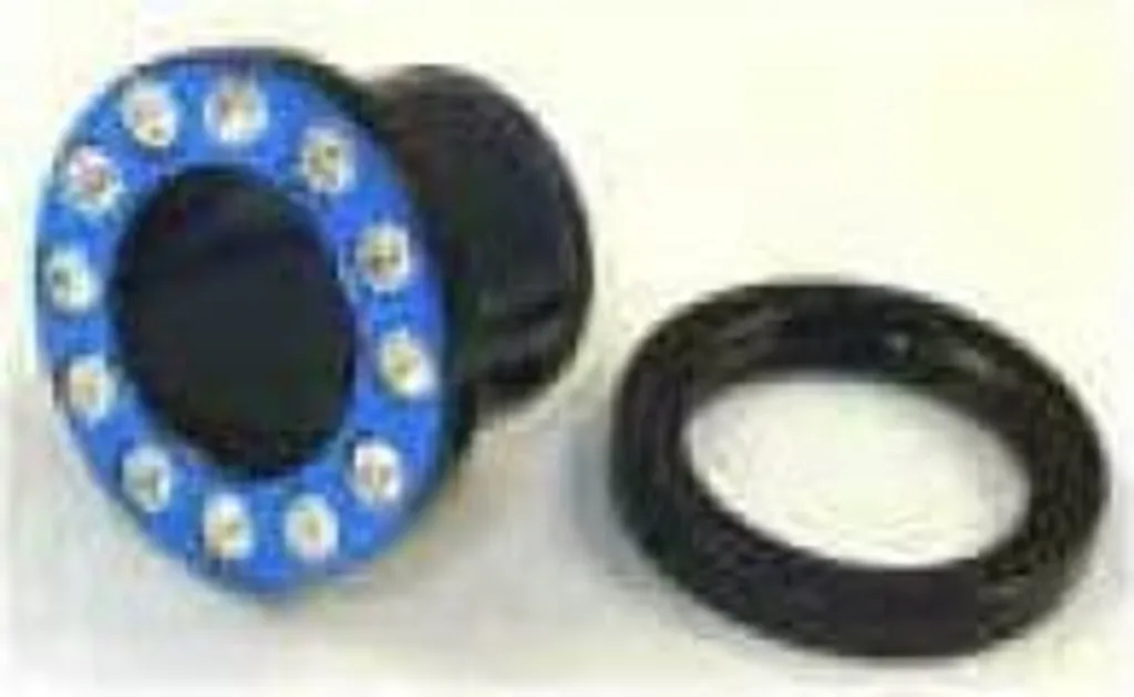 Tunnel 12mm Acrilico Blu Cristalli Bianchi - Recensione e Vendita