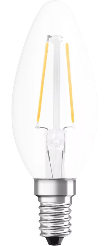 LED Kerze E14 1,5W 136lm 2.700K klar