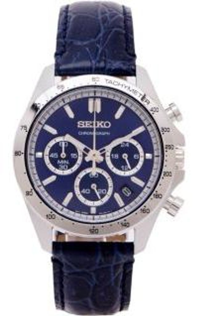Seiko Chronograph Blue Spirit Herrenuhr Sbtr019 + Box Produktbild 