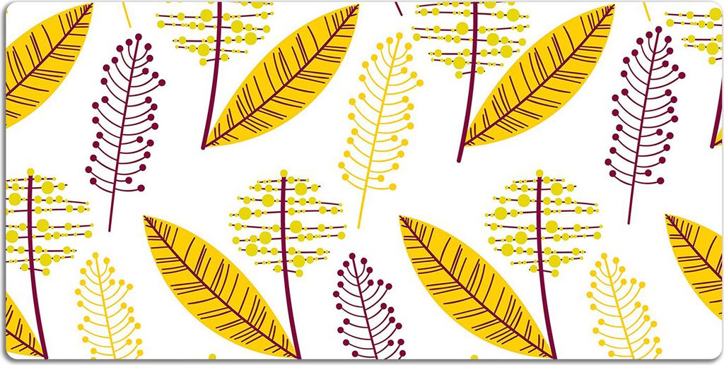 Schreibtischmatte Tischunterlage 120x60 cm Mauspad - Herbstblätter