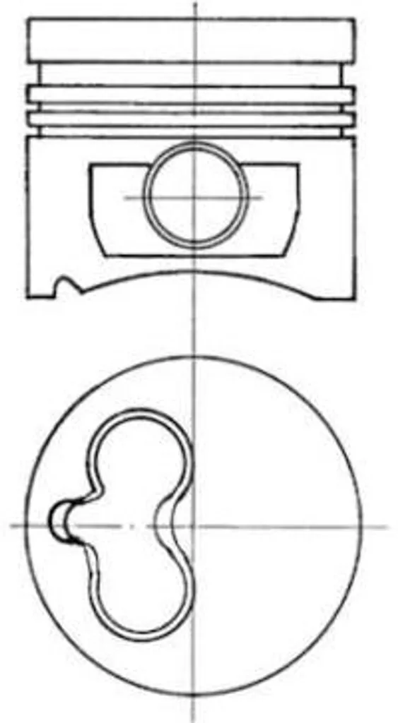 Piston KOLBENSCHMIDT Haute Résistance 40070600 pour Fiat Ducato OE