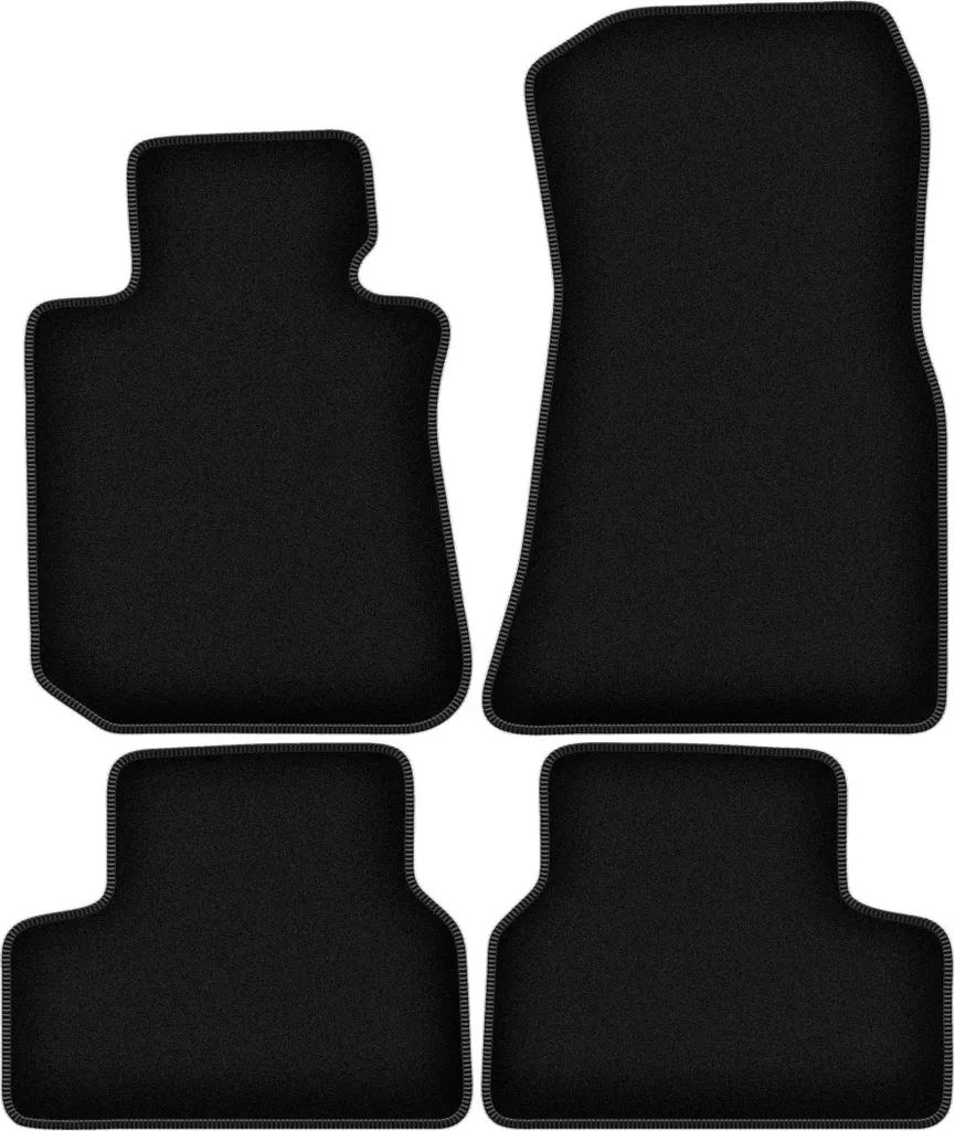 Tappetini Velluto Nero BMW i4 G26 2021-2022 | Set 4 Pezzi Su Misura