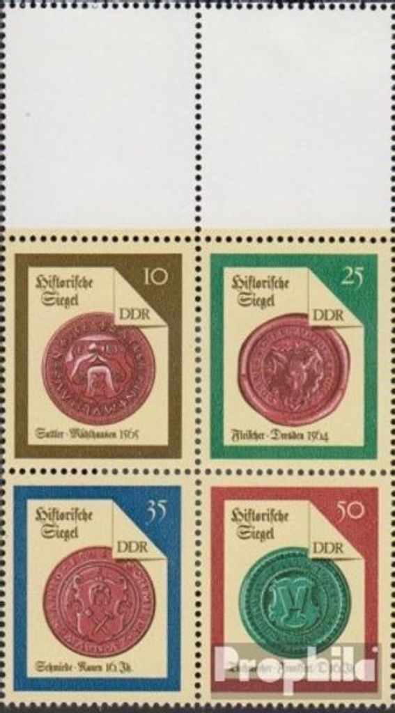 Briefmarken DDR 1988 Mi 3156L Viererblock (kompl.Ausg.) mit Produktbild 