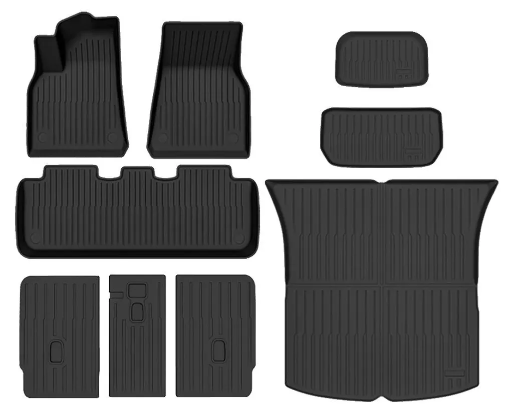 Protection de sol ME 2020-2024 - Tapis de sol étanches en TPE 9 pièces