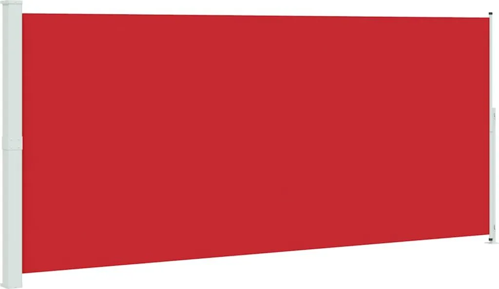 vidaXL Tenda laterale estensibile 220x500 cm Rosso