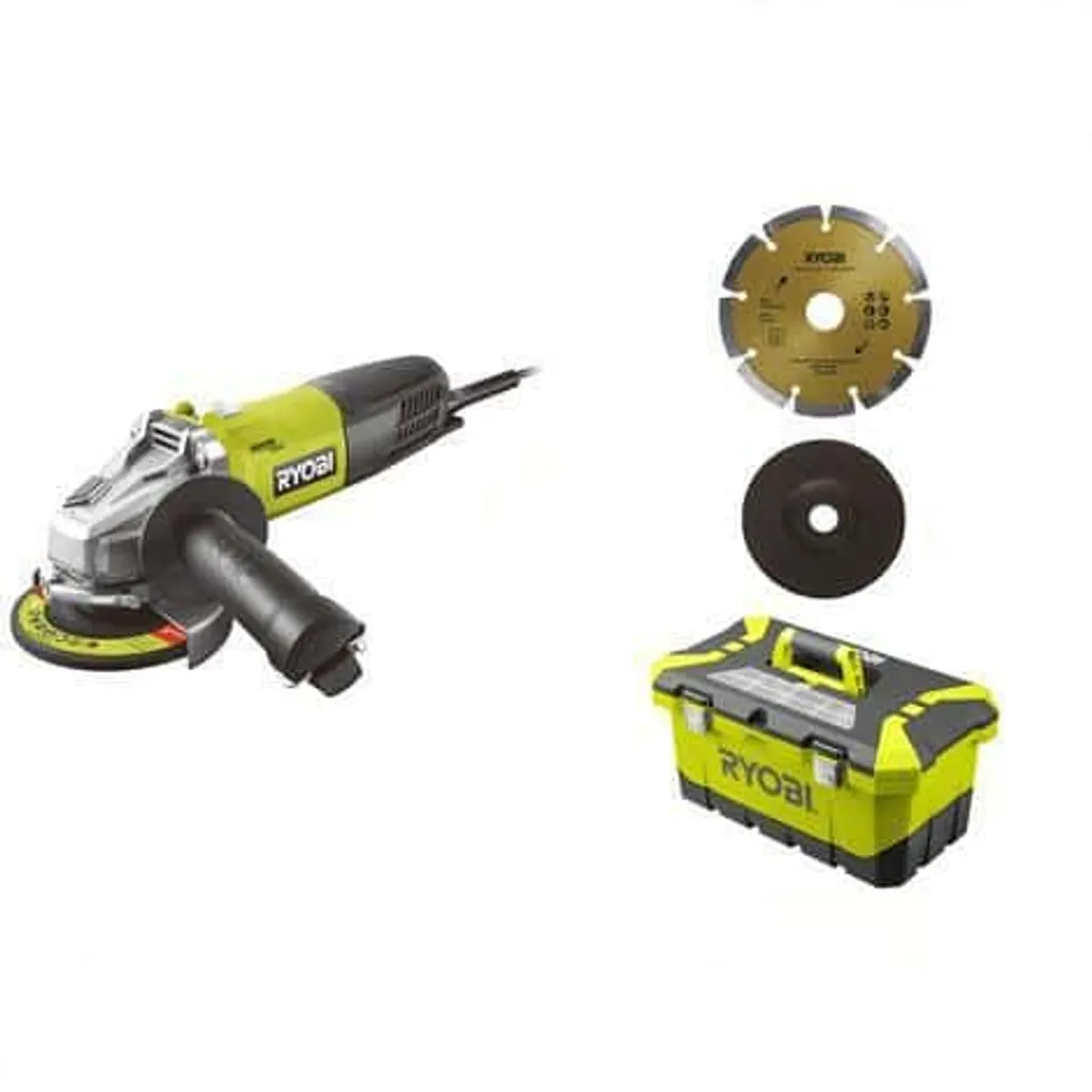 Smerigliatrice angolare Ryobi 800 W 125 mm