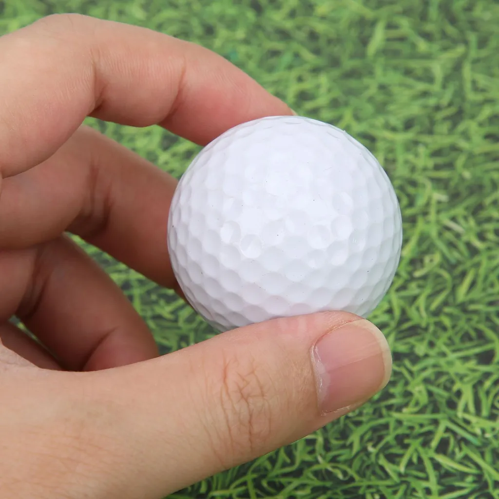 Lot de 10 balles de golf souples pour l'entraînement intérieur/extérieur - 4
