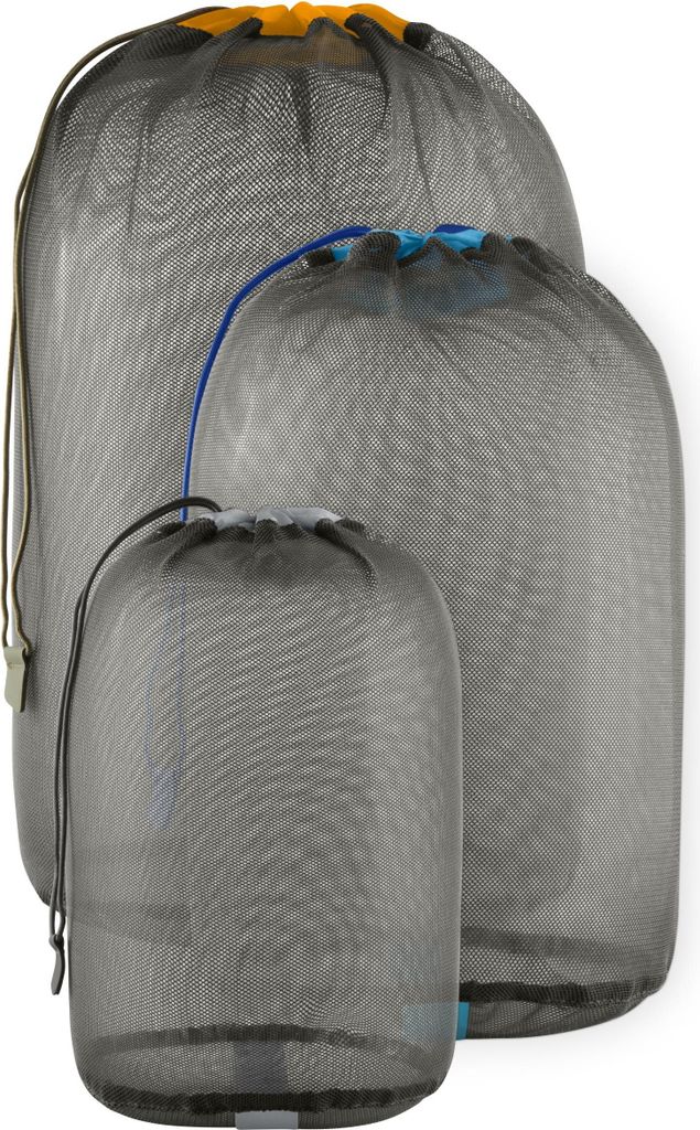 Sea To Summit Mesh Stuff Sack Set (5 / 8 / 13 Liter) Beluga 0