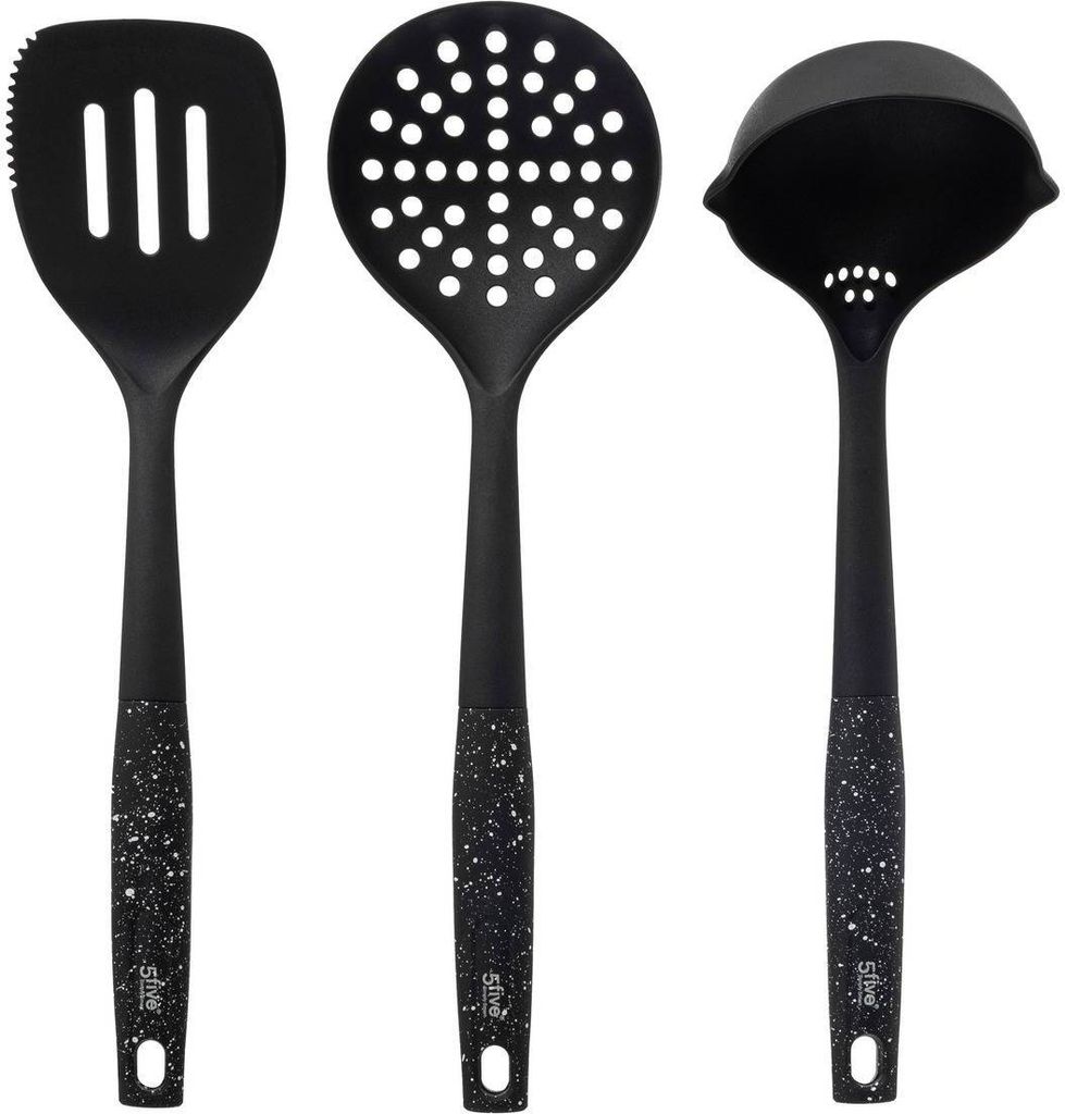 3 schwarze küchenutensilien "charakter" - 5 five simply smart
