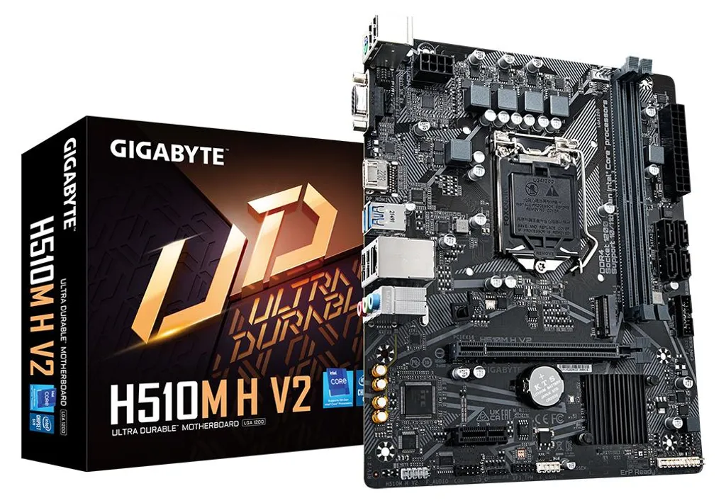 Carte mère Micro ATX Gigabyte H510M H V2 pour PC de bureau LGA 1200
