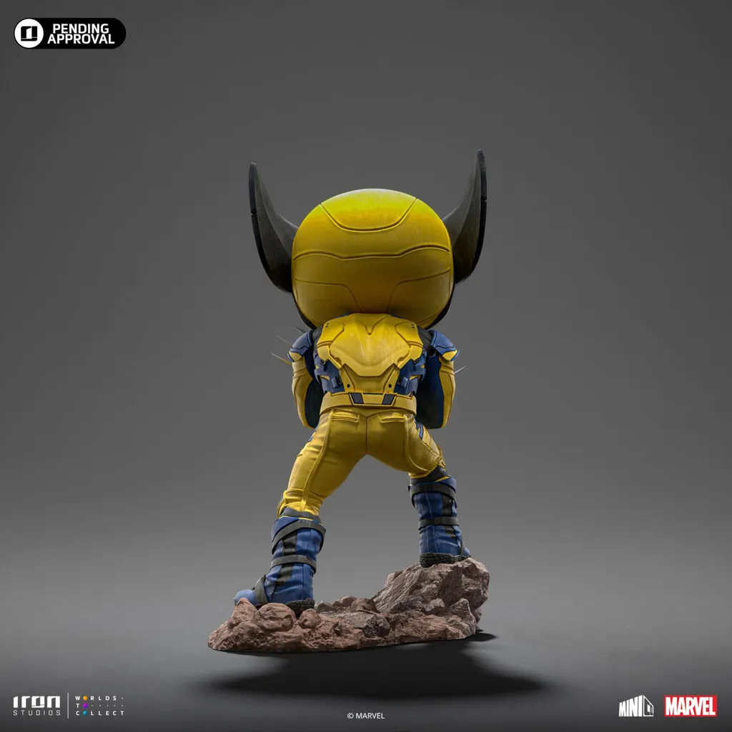 Figurine MiniCo Wolverine Jaune Deadpool Iron Studios 13cm Collectible - 6