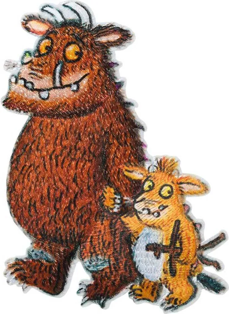 Réparer un trou sur vêtement enfant : Patch Grüffelo Thermocollant 9cm