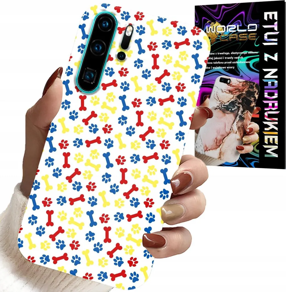 Kit Protezione Huawei P30 Pro: Cover TPU Dog Patrol + Screen Film