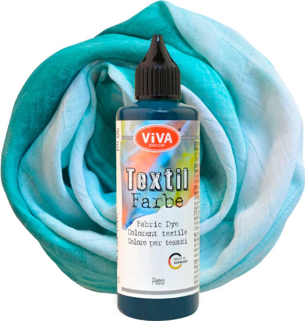 Viva Decor Textilfarbe, 90 ml Petrol Produktbild 