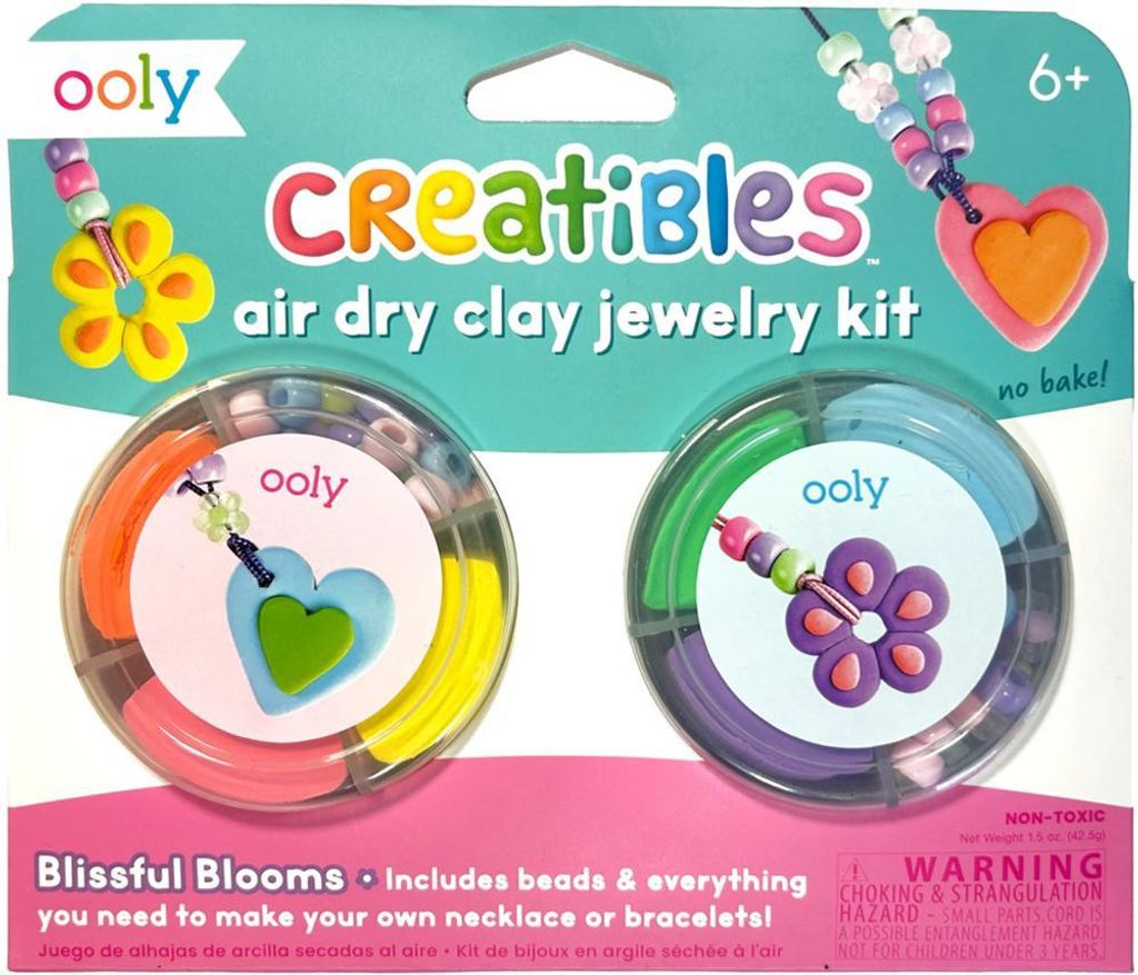Ensemble de bijoux créatifs Ooly : pâte à modeler séchant à Image du produit 