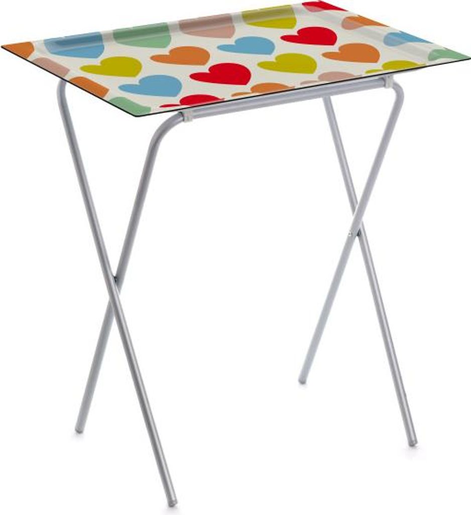 DON HIERRO - Beistelltisch klappbar ADA mit abnehmbarem Tablett, platzsparend