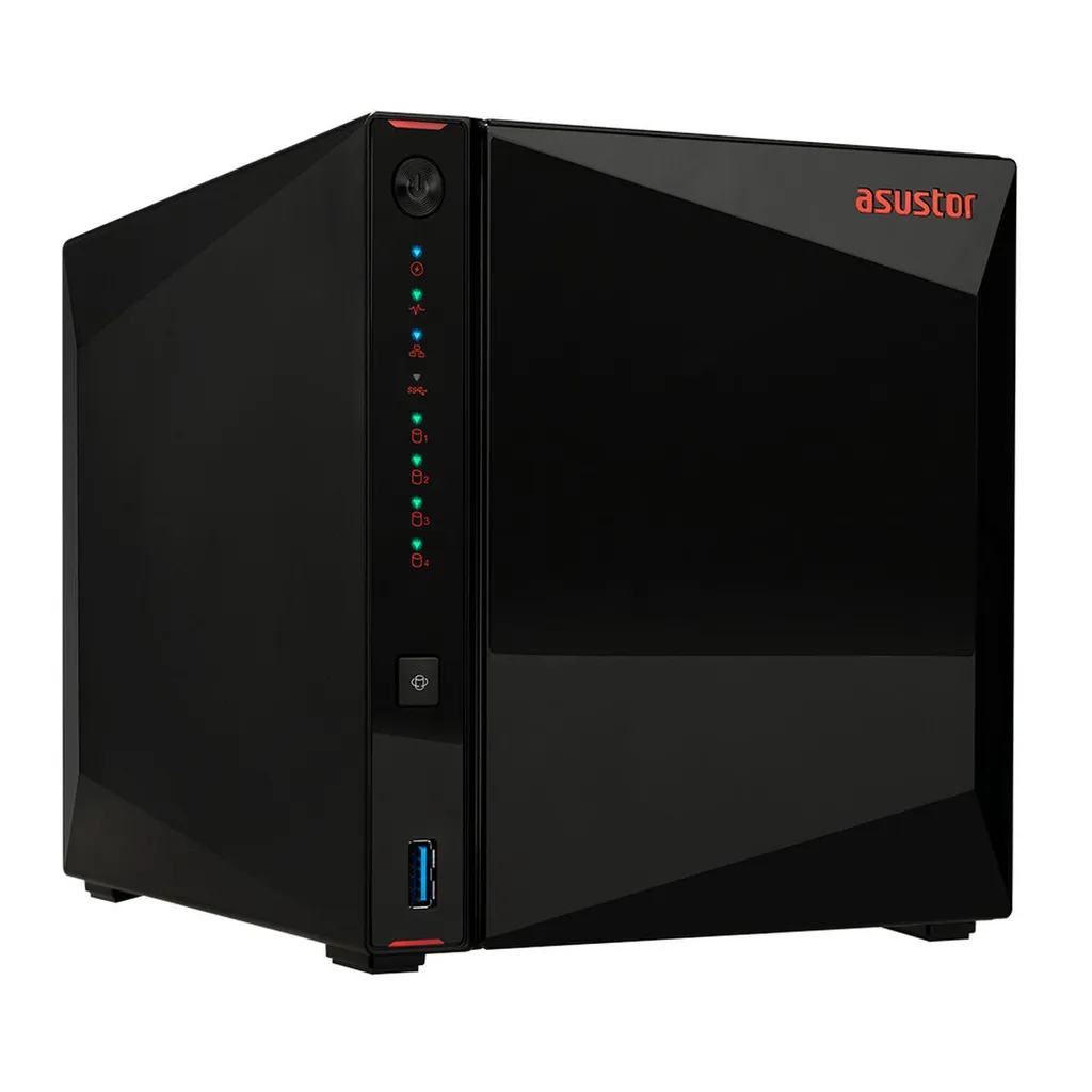 Serveur de stockage NAS ASUSTOR AS5304T Nimbustor 4 pour fichiers 4K