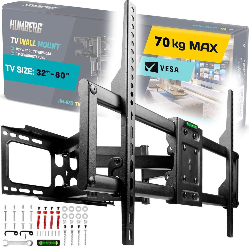 TV-Halterung 32-80 Zoll Humberg 70 kg