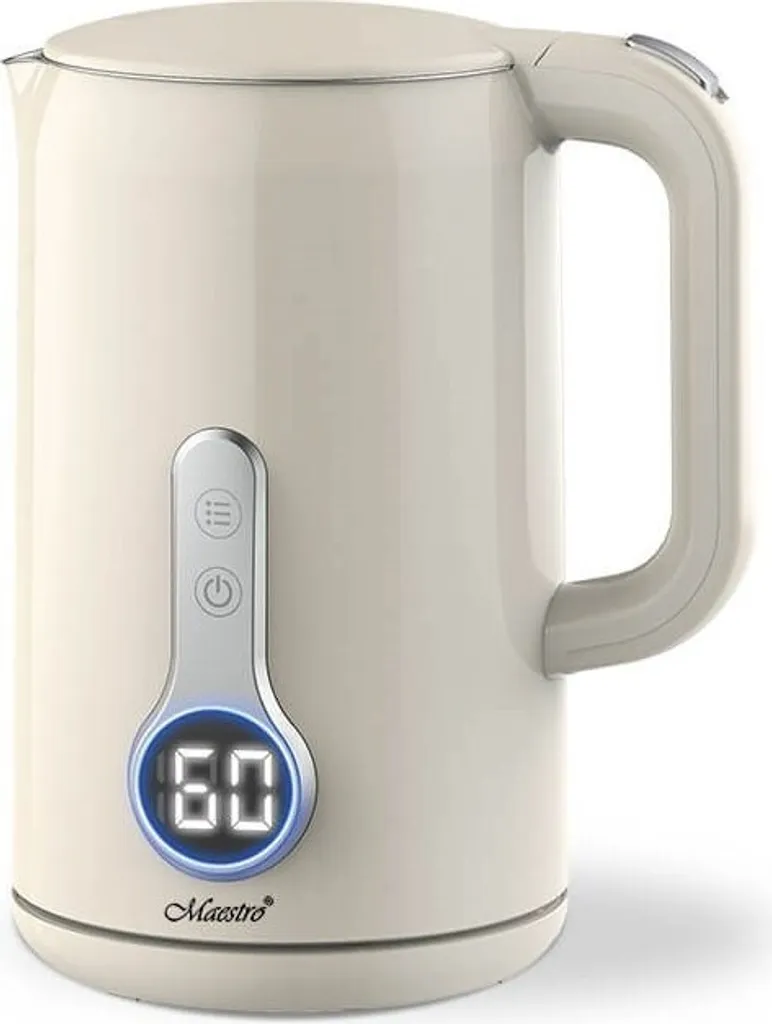 Maestro MR-025-IVORY Bollitore Elettrico Touch 1.7L | Design Chic