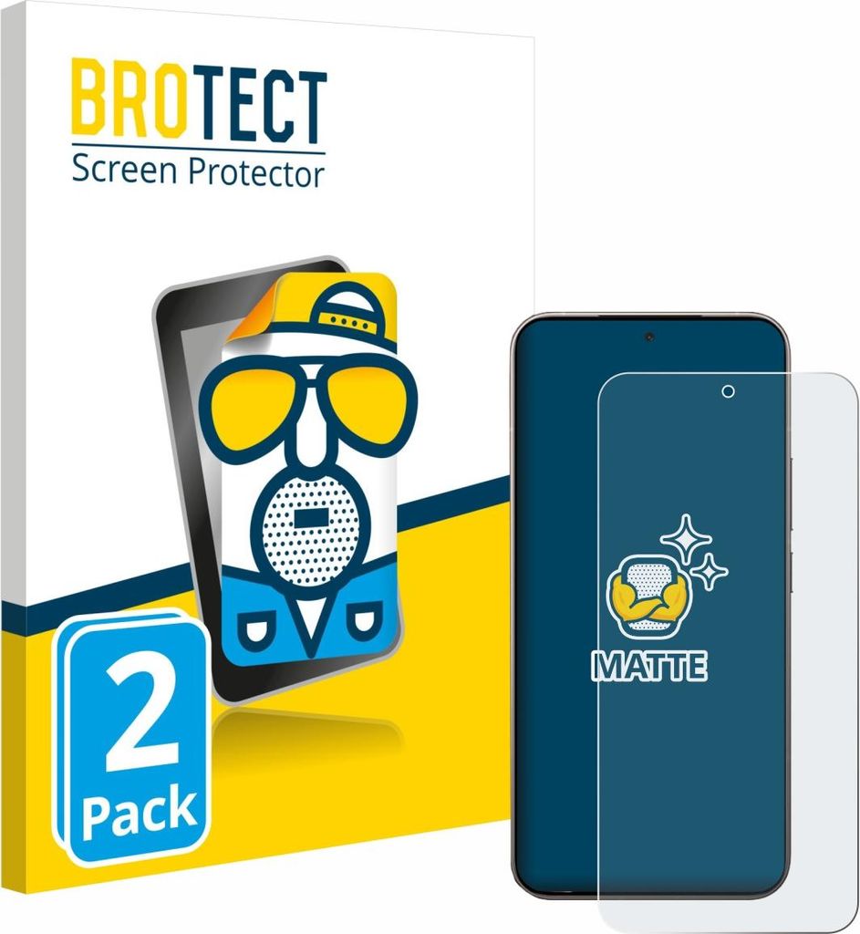 2x BROTECT Schutzfolie für Xiaomi 15T Pro Displayschutz Displayschutzfolie Folie Matt Entspiegelungsfolie