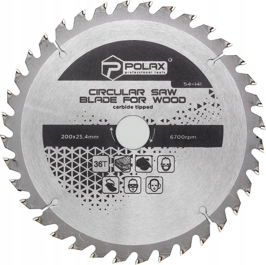Sägeblatt für Holz 200 x 25,4/20 36Т Polax Produktbild 