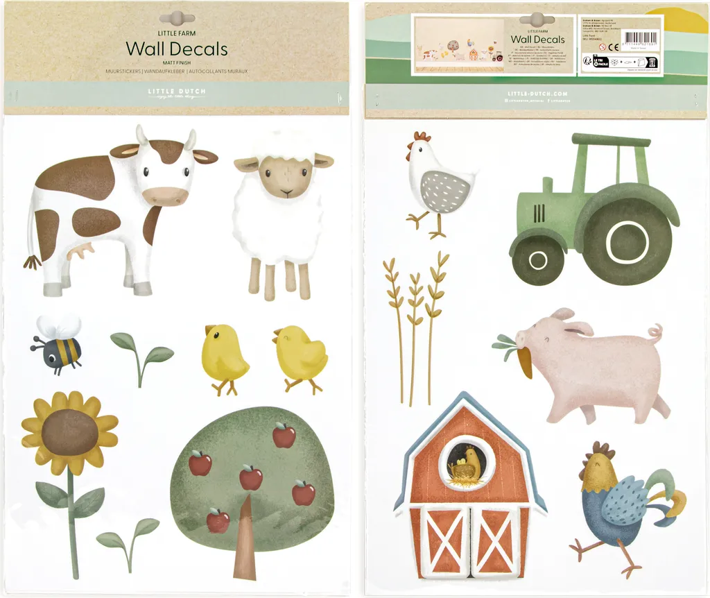 Stickers Muraux Enfant pour Décorer une Chambre Thème Ferme Facilement - 8
