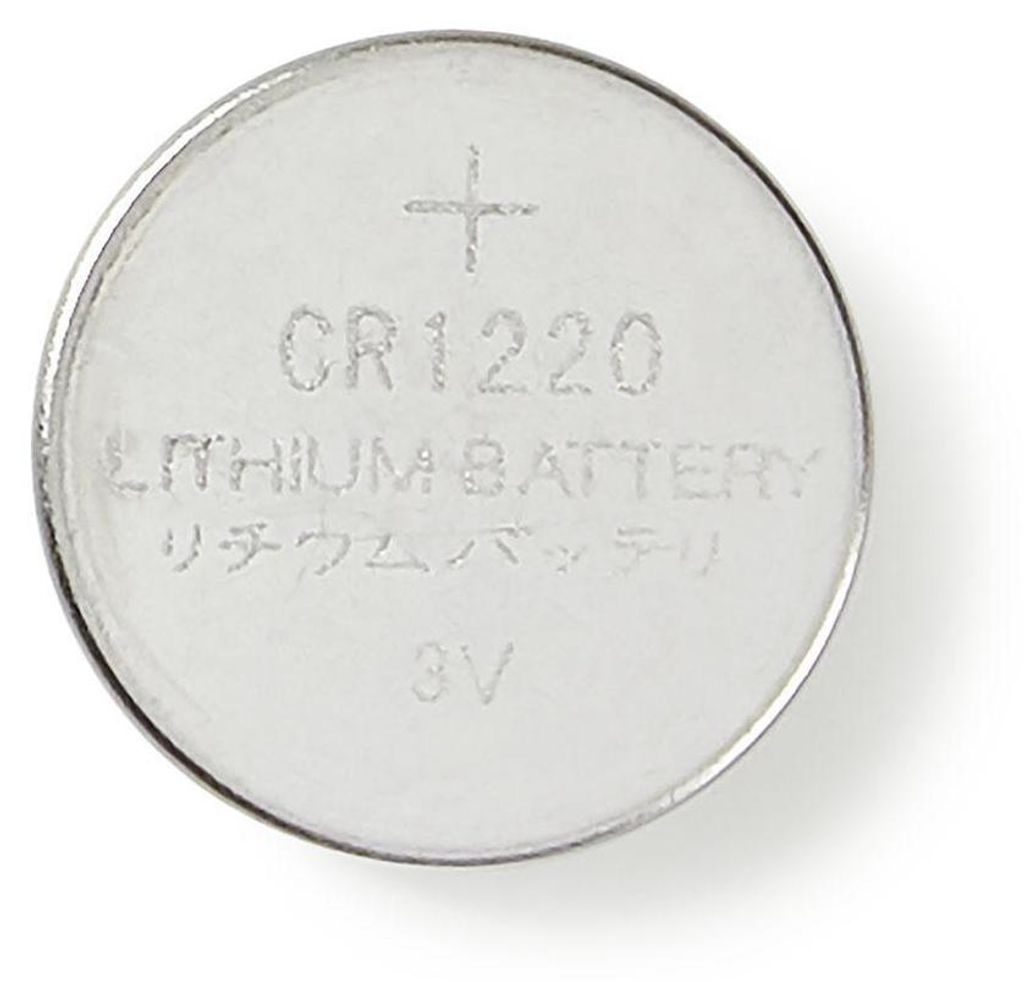 Nedis Lithium-Knopfzelle CR1220 - 3 V DC - 5-Pack Produktbild 