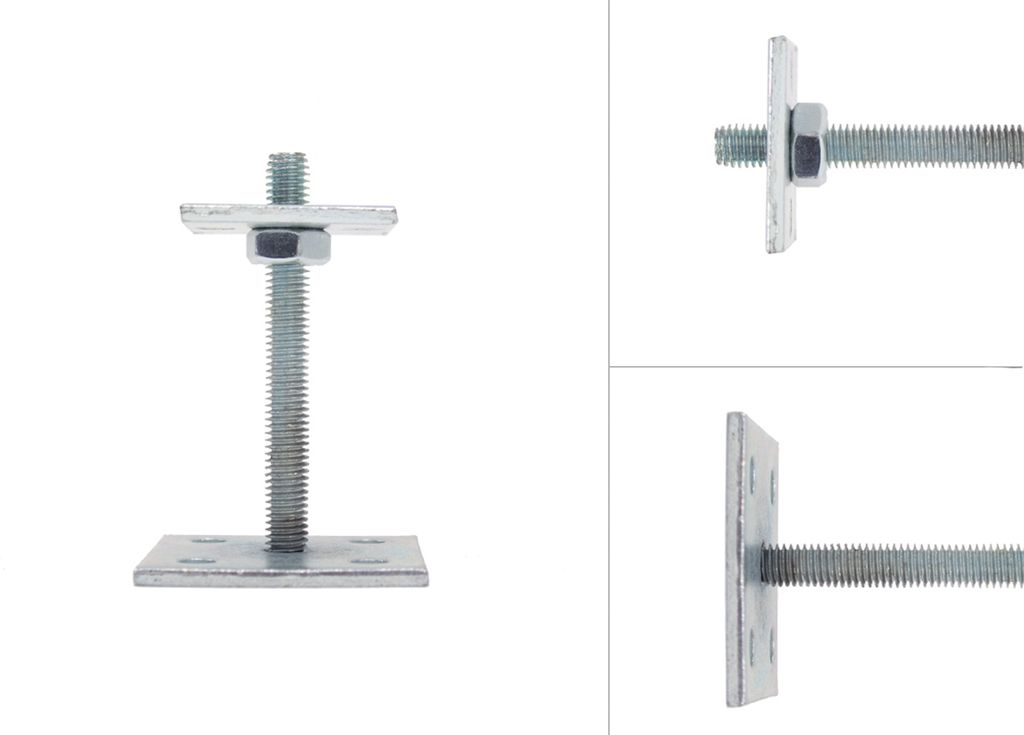 Pfostenträger verstellbar für 7 x 7 cm und 9 x 9 cm Pfosten verzinkter Stahl - Pro Stück