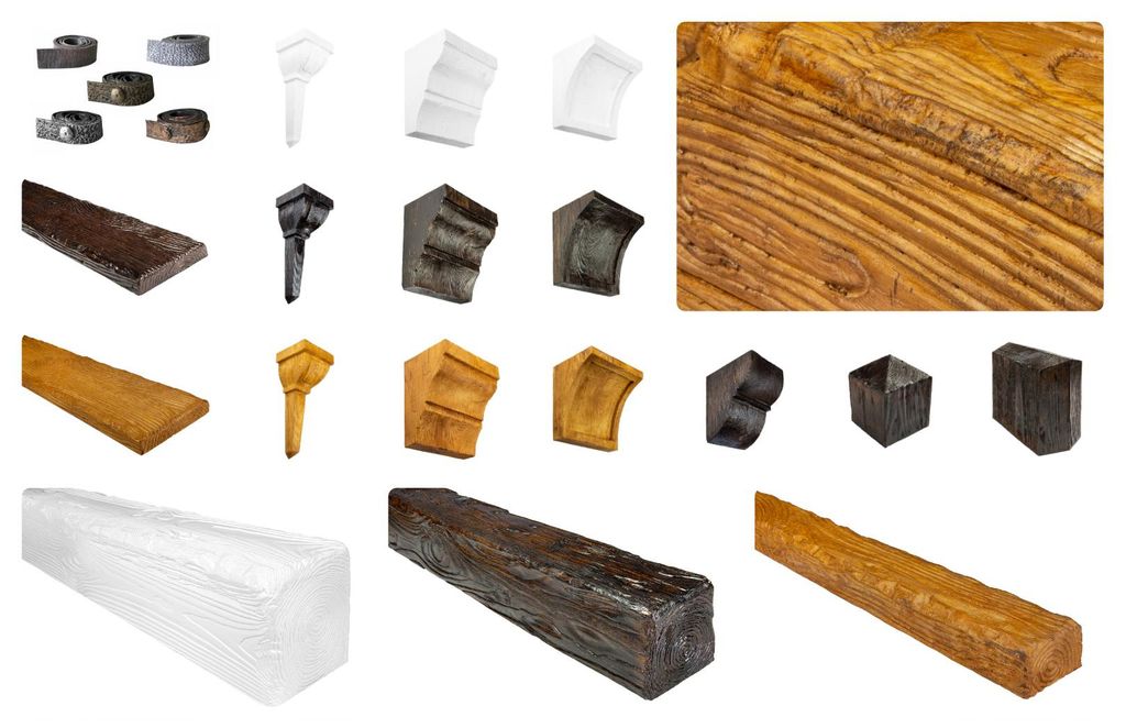 DECO WOOD: Belki sufitowe, listwy dekoracyjne i akcesoria. Zdjęcie produktu 