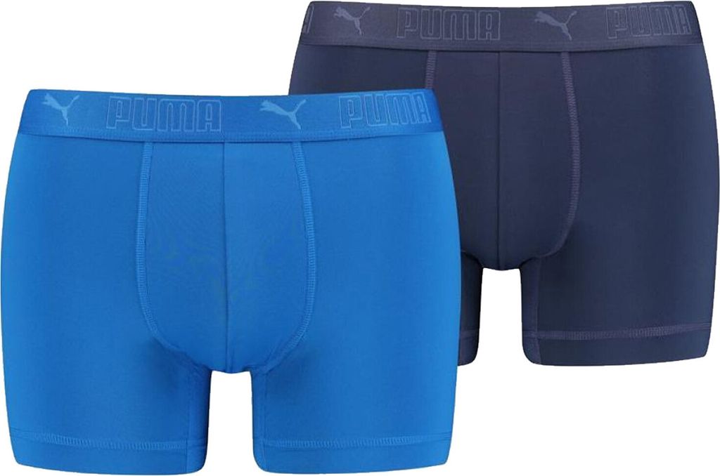 Puma Herren Sport Boxershorts 2er-Pack Blau - Atmungsaktiv und Komfortabel