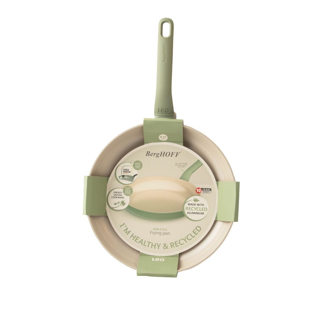 BergHOFF Leo Bratpfanne rund, 28 cm, recyceltes Aluminium, Produktbild 