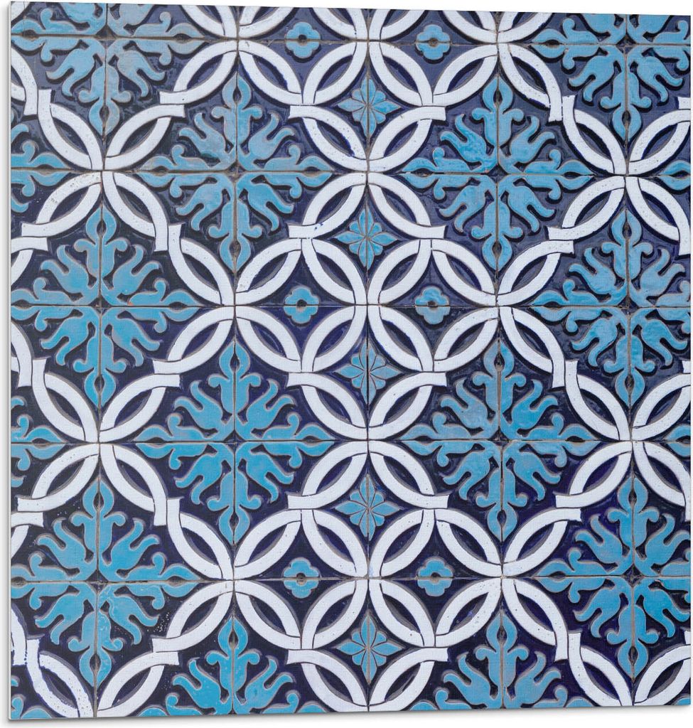 Geometrisches Muster Mit Blumenmotiv – Selbstklebende Fliesen – Wandverkleidung – Wandpaneel – PVC Fliesen – Vinylflisen – PCV Flisen ...