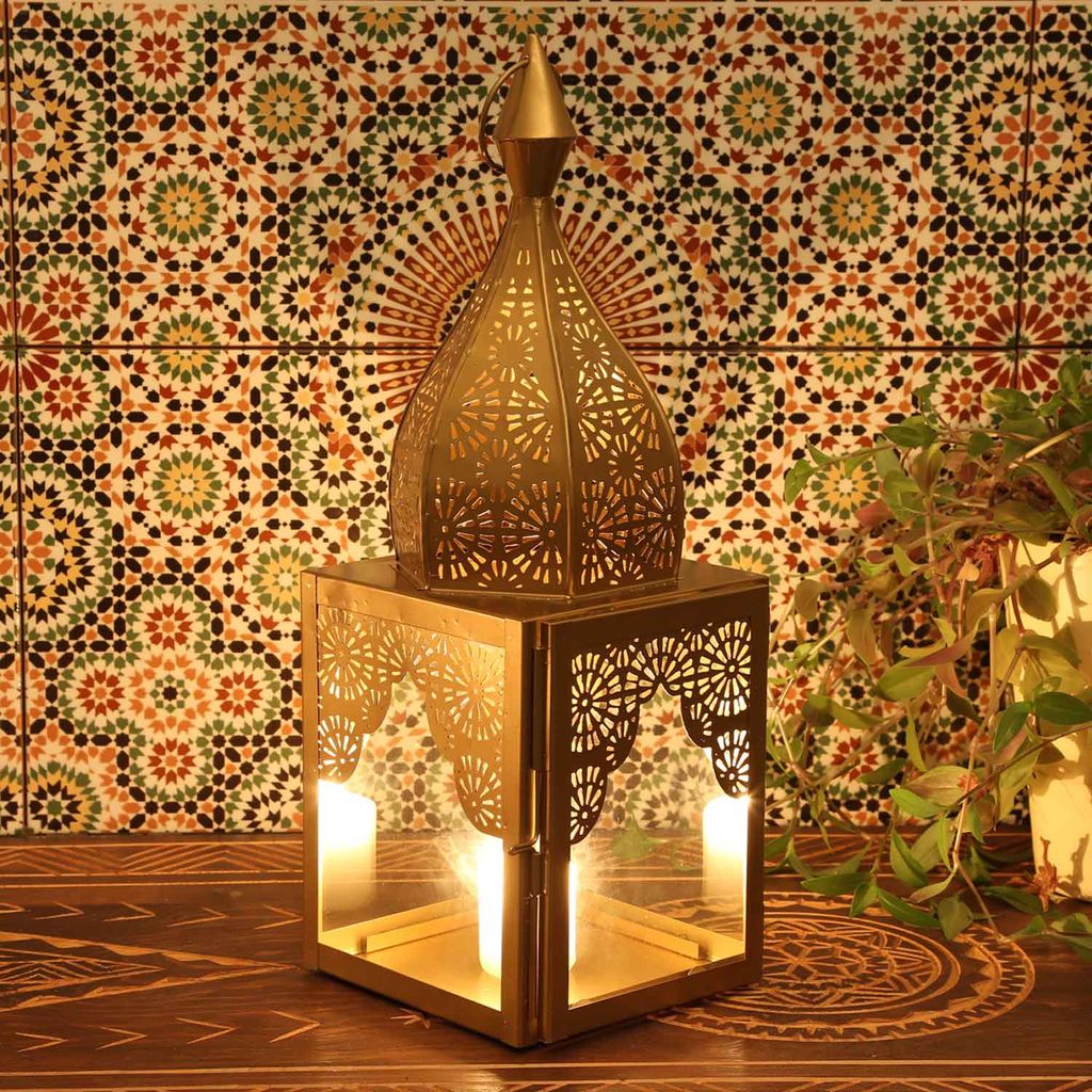 Ramadan Laterne Modena Gold M orientalisches | Kerzenhalter