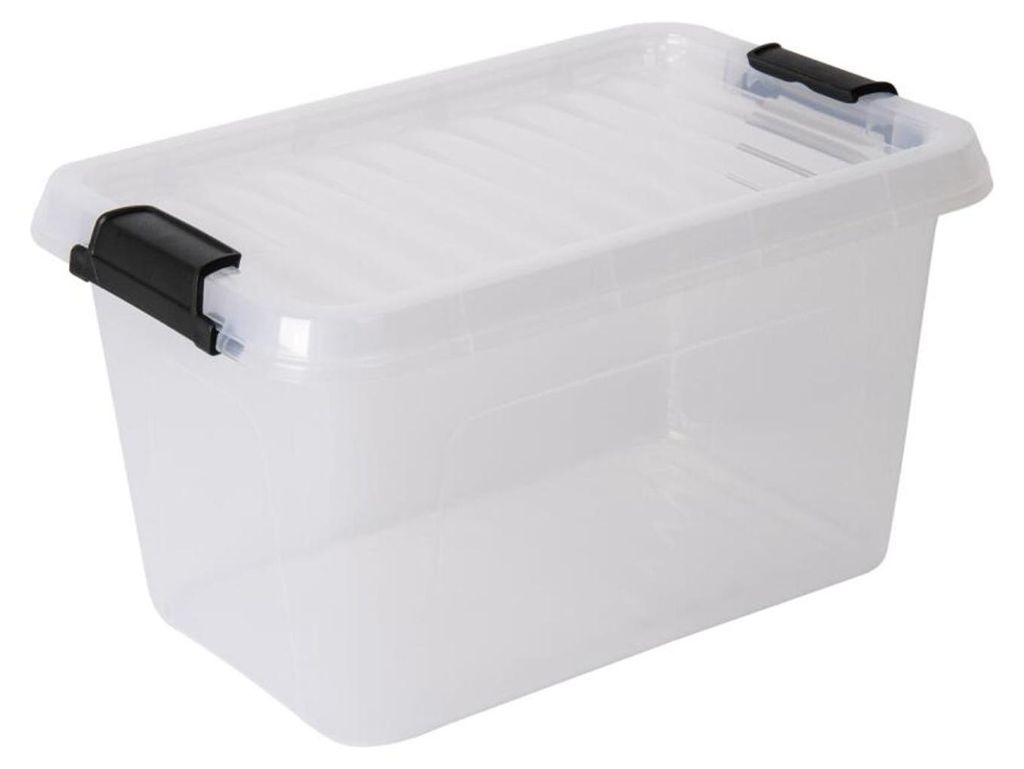 Scharnierbox 5,5L Transparent Deckel Aufbewahrung Produktbild 