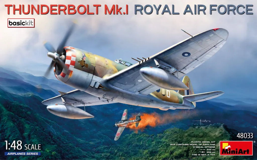 Kit Maquette Thunderbolt Mk.I RAF 1:48 pour Collectionneur Avion
