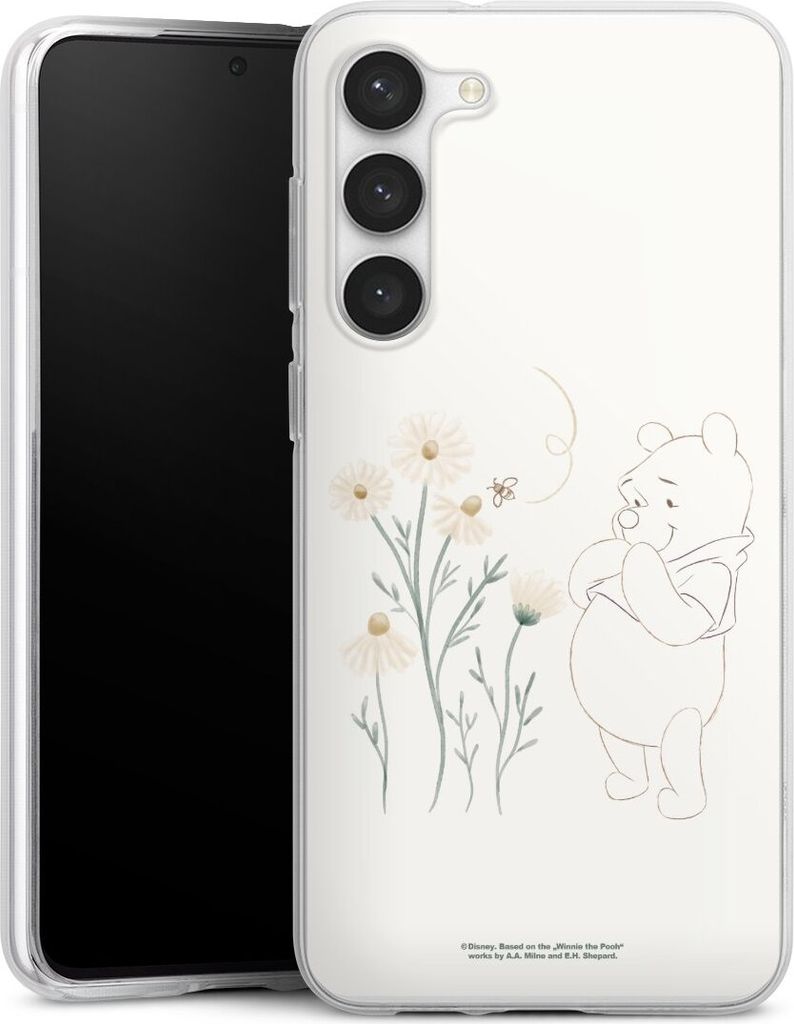 DeinDesign Handyhülle für Samsung Galaxy S23+ Silikon Hülle Case Smartphone Schutzhülle Biene Disney Winnie Puuh