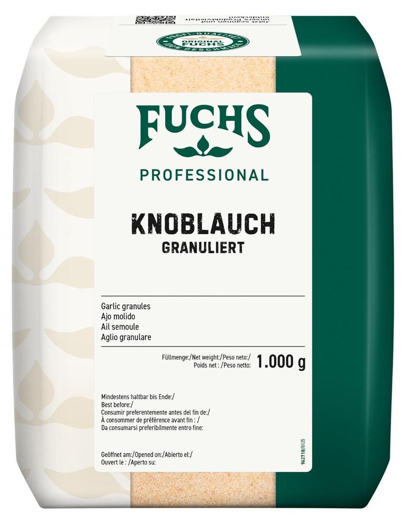 Fuchs Professional Knoblauch granuliert mit scharfen Aroma Produktbild 