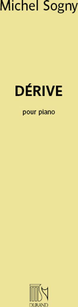 Michel Sogny, Dérive Klavier Buch