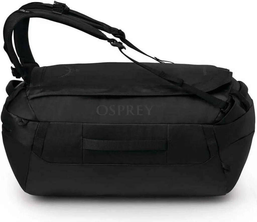Sac de voyage 40l Osprey Transporter Duffelbag noir idéal weekend et avion