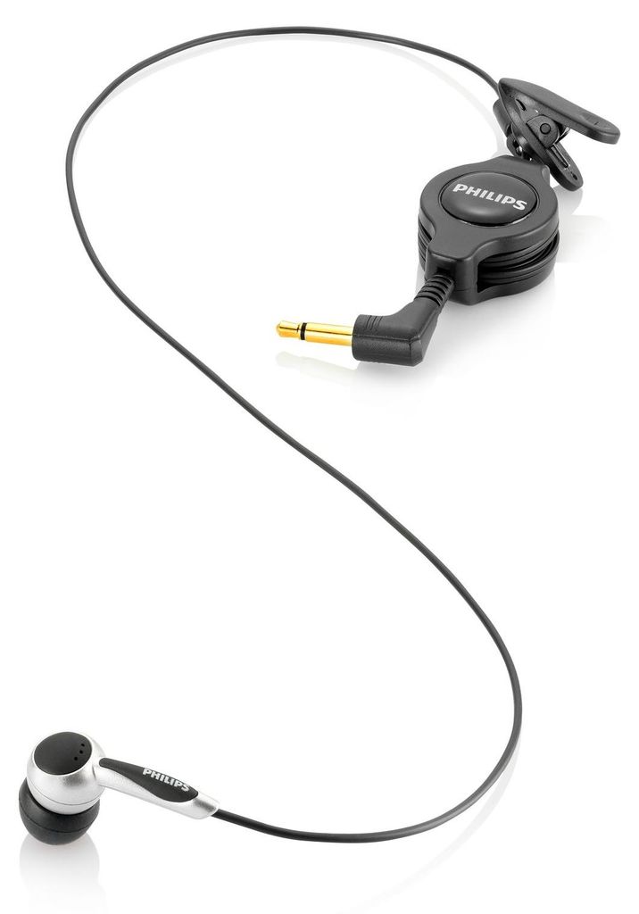 Philips LFH9162 In-Ear-Headset kabelgebunden 3,5-mm-Klinke Schwarz/Silber