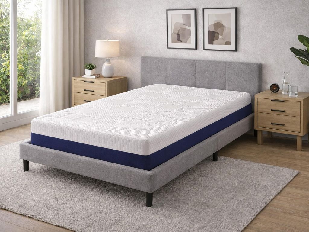 Schaumstoffmatratze SONHO CERVINO LATEX 150x180 cm, Höhe 20 cm, mit 2 cm Latex