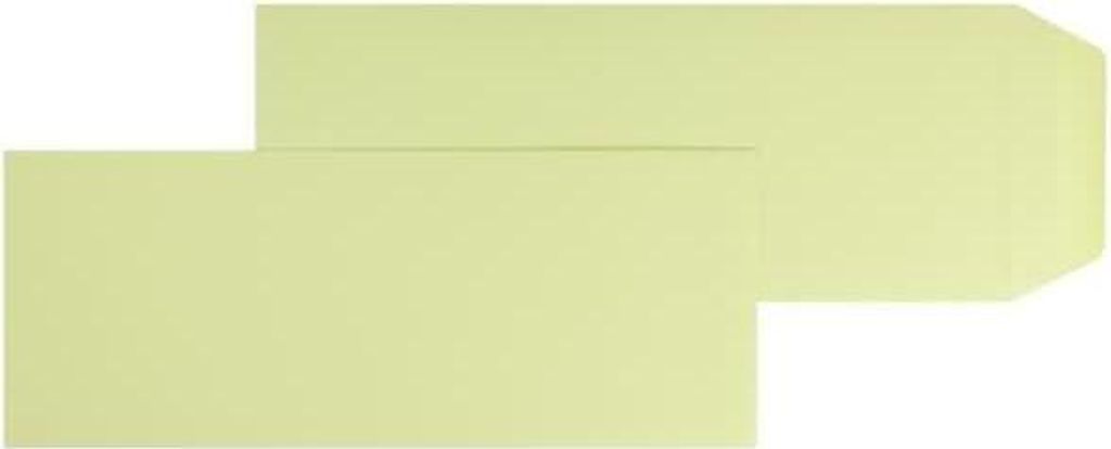 Versandtaschen 125x312mm 120g/qm gummiert VE=100 Stück saharagelb.