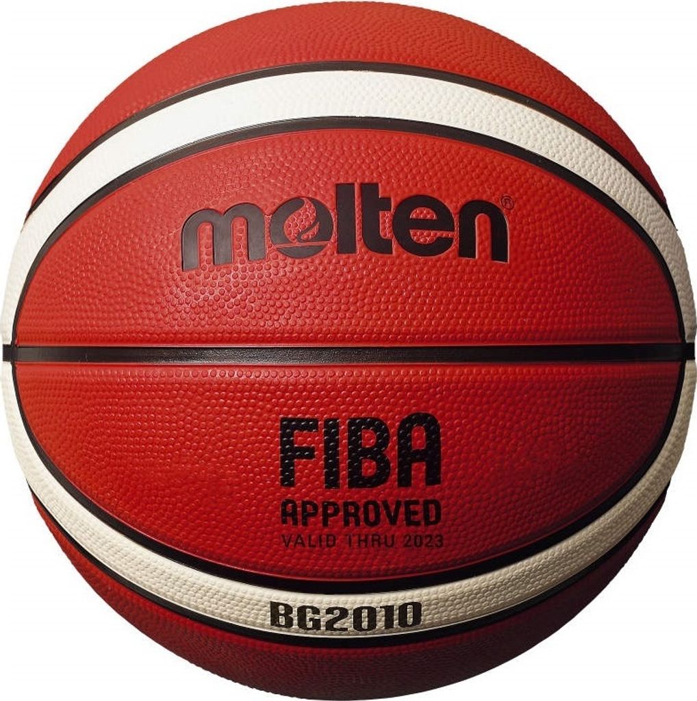 Molten - Basketball "2010" - Gummi RD846 (5) (Bräunen/Weiß)