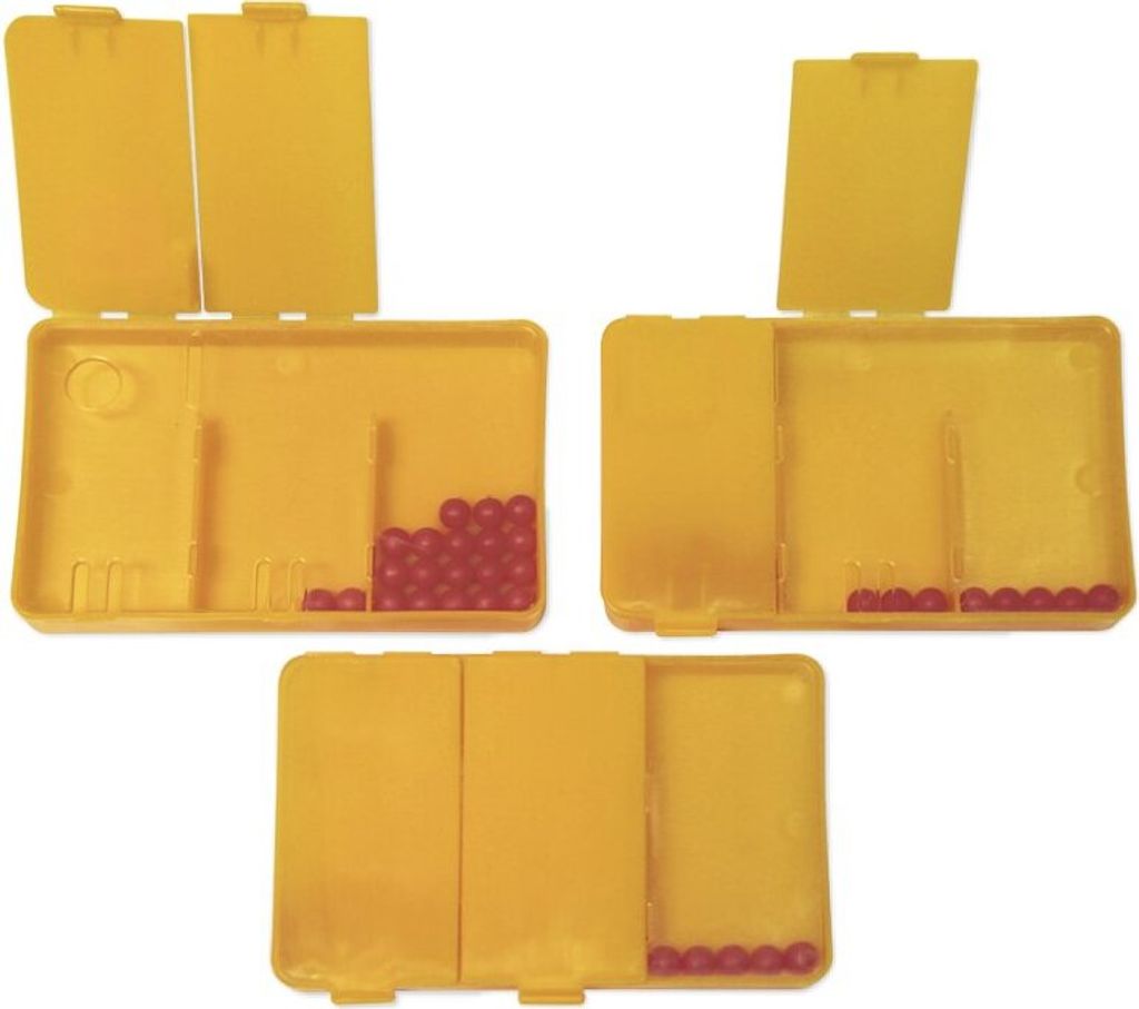 TimeTEX Schüttelbox 3-tlg., mit 20 Perlen