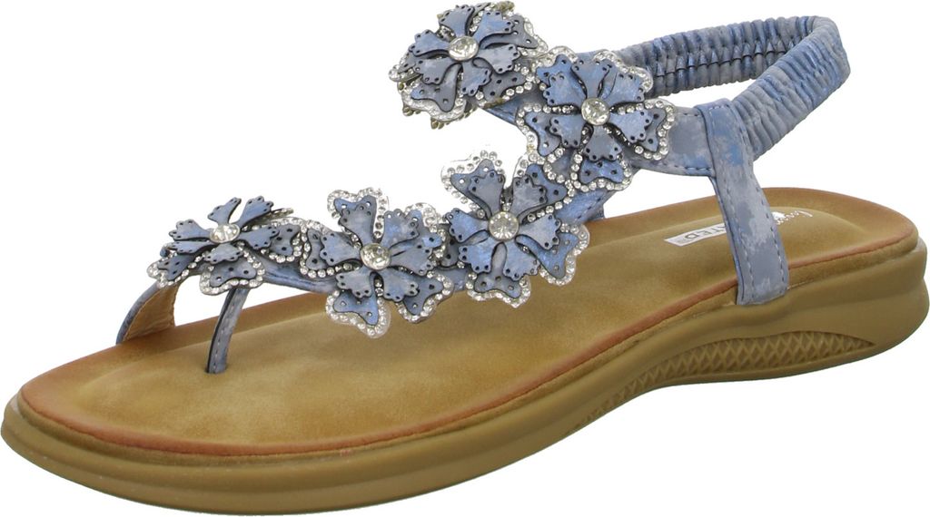 living UPDATED Damen-Sandalette Blau, Farbe:blau, EU Größe:41